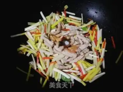 Make Garlic fried meat step 12