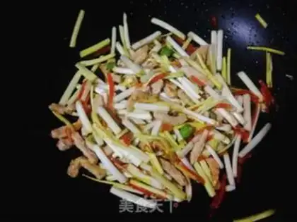 Make Garlic fried meat step 13