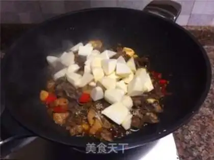 Make Potato chicken step 8