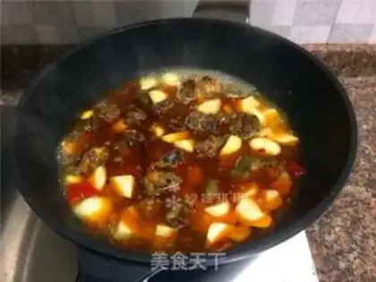 Make Potato chicken step 9