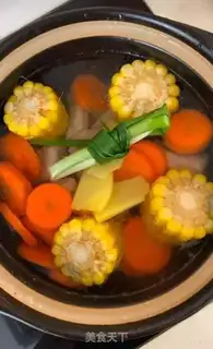 Make Carrot corn ribs soup step 3