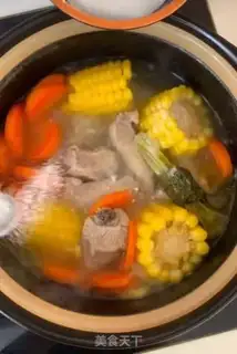 Make Carrot corn ribs soup step 4