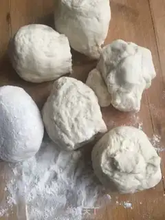 Make White cream buns step 2