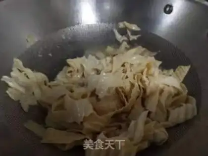 Make Scrambled bean skin step 4