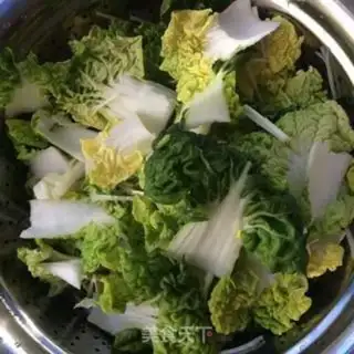 Make Garlic yellow cabbage step 1