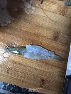 Make Garlic fan steamed shrimp step 3