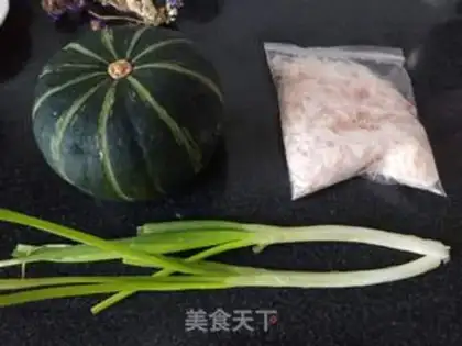 Make Pumpkin shrimp step 0