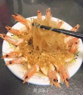 Make Garlic fan steamed shrimp step 11