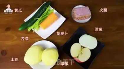Make Korean potato apple salad step 0