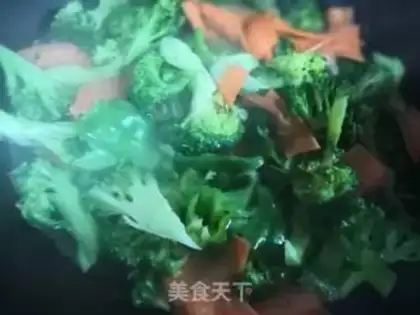 Make Carrot and broccoli step 2