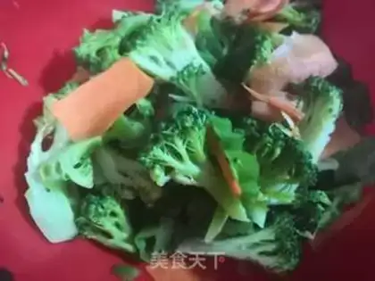 Make Carrot and broccoli step 3