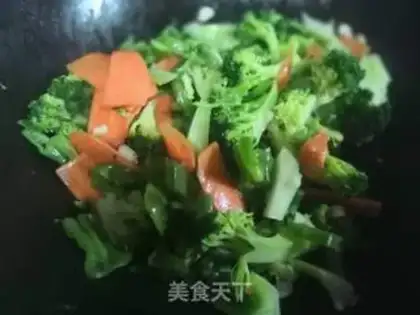 Make Carrot and broccoli step 5