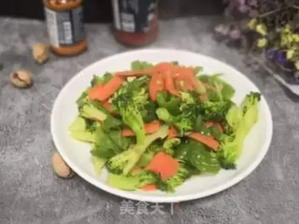 Make Carrot and broccoli step 6