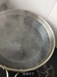 Make Spinach with rainbows step 1