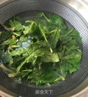 Make Spinach with rainbows step 2