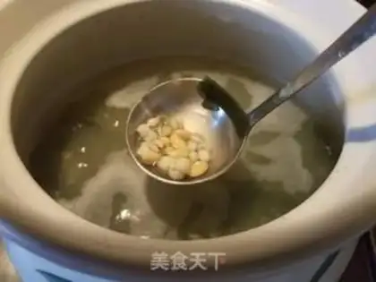Make Soybeans with bean soup step 8