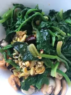 Make Spinach with rainbows step 15
