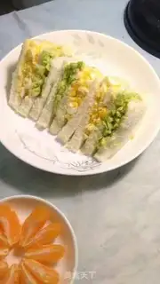 Make Butter egg sandwich step 6
