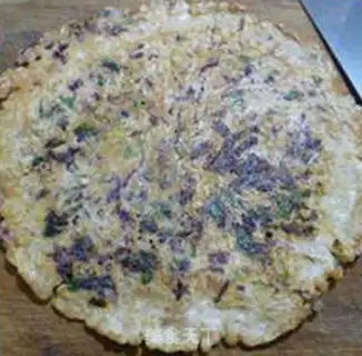 Make A red veggie egg pancakes step 9