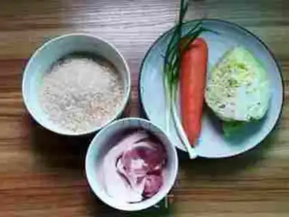 Make Carrot rice step 0