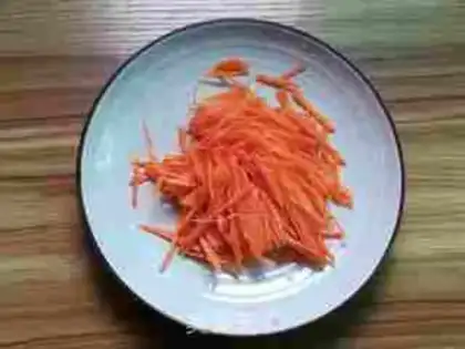 Make Carrot rice step 2