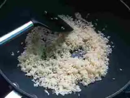 Make Carrot rice step 3