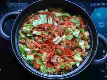 Make Carrot rice step 7