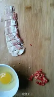 Make Bacon fried rice step 0