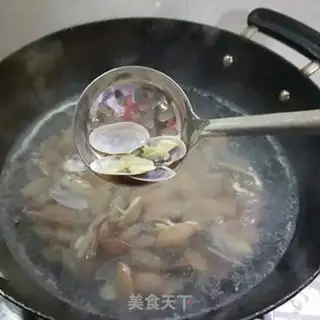 Make Flower clams and eggs step 3