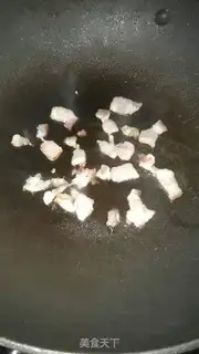 Make Bacon fried rice step 2