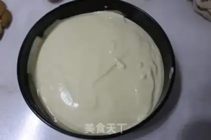Make Fence cream fruit cake step 8