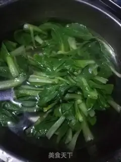 Make Plumbs and green vegetables step 0
