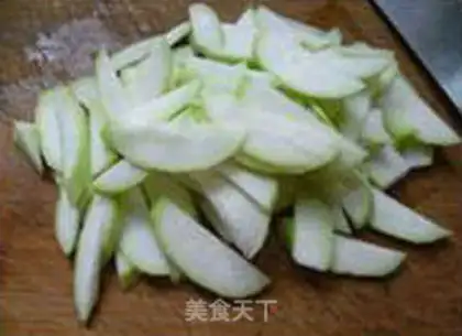 Make ♪ The night roses of salted meat fan soup ♪ step 5