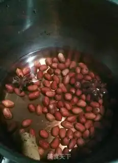 Make Plumbing peanut rice step 5