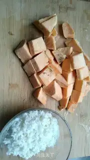 Make Potato congee step 1