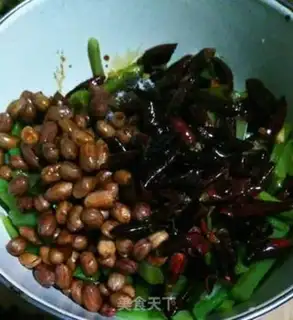 Make Plumbing peanut rice step 10