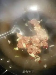 Make Corn and garlic fried meat step 5