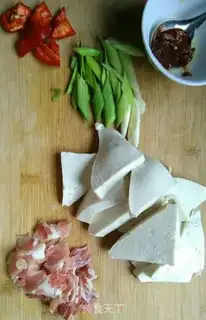 Make Old tofu fried meat step 0