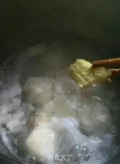 Make Ink fish ball rice line step 4