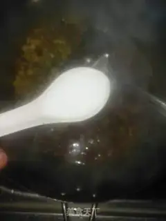 Make Corn and garlic fried meat step 14