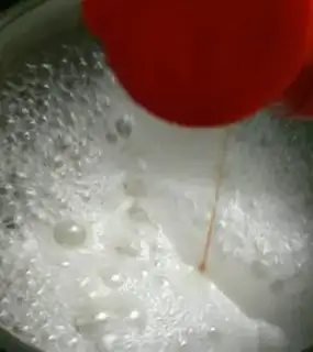 Make Ink fish ball rice line step 6