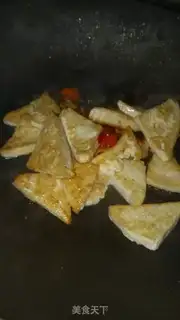 Make Old tofu fried meat step 5