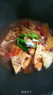 Make Old tofu fried meat step 7