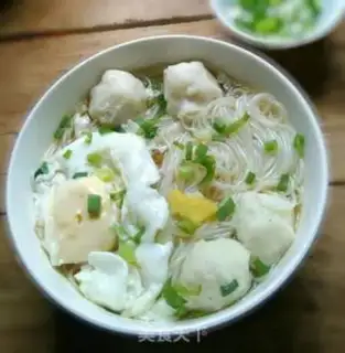Make Ink fish ball rice line step 9