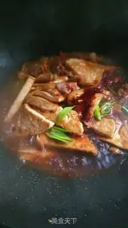 Make Old tofu fried meat step 8