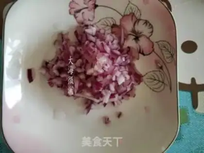Make Vegetable sausage rice step 2
