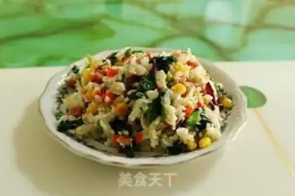 Make Vegetable sausage rice step 6