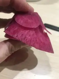 Make Spinach and bean peel step 3