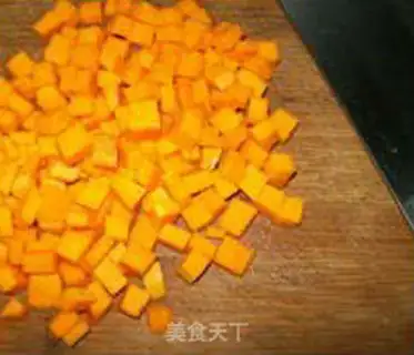 Make Pumpkin rice step 2