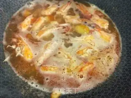 Make Shrimp noodles step 2